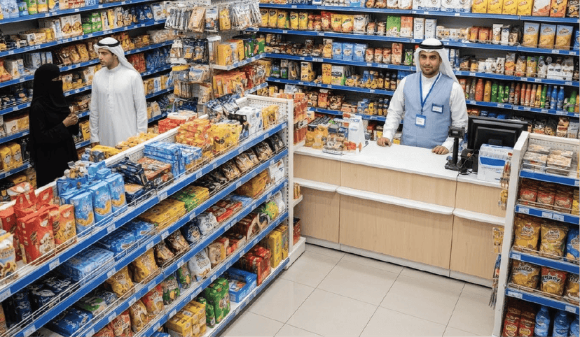 A grid of shopping carts.